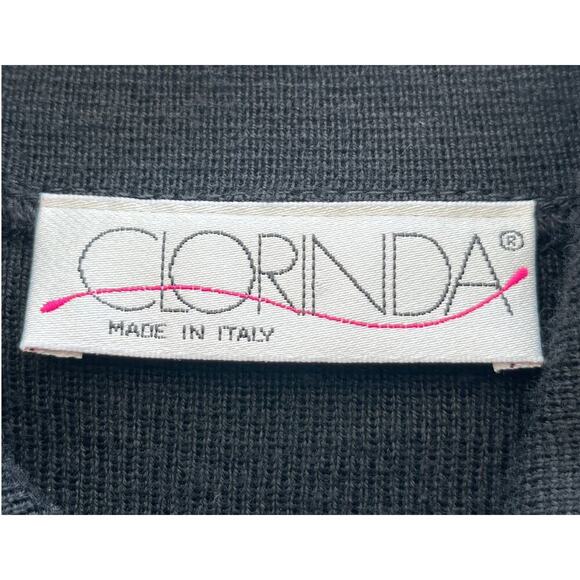 Clorindia Womens Full Jacket Block ColorBlack/White MerinoWool Blend Career Wear - Picture 3 of 10